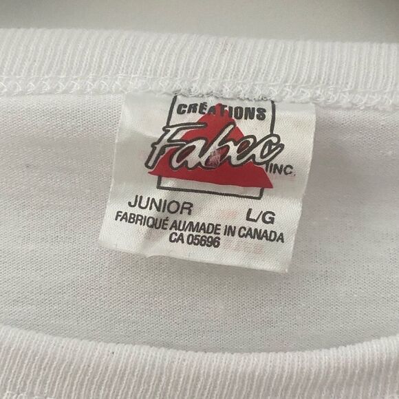 RARE VINTAGE Anne of Green Gables T-Shirt Junior L Y2K Tee Prince Edward Island - Picture 4 of 4